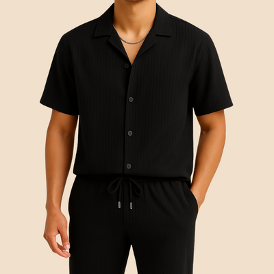 Lunaro – Letní Lněný Set pro Moderního Muže
