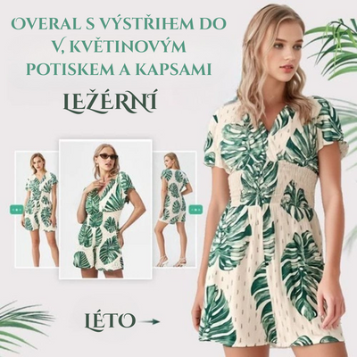 Tereza – Cvetlični poletni kombinezon