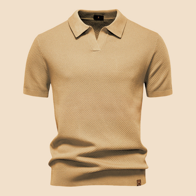 LUXANO – Elegantna Polo Majica s Teksturo