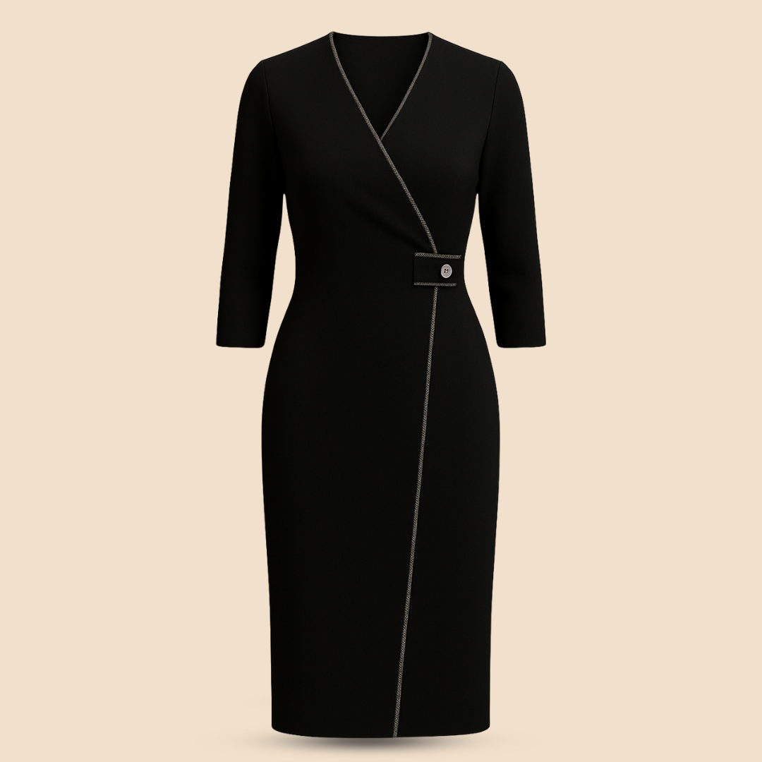 Liat – Maxi obleka z elegantnim V-izrezom