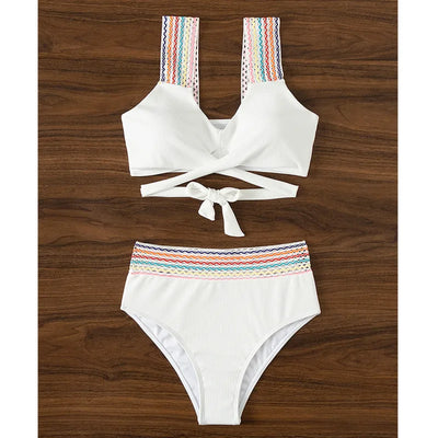 Lucie – Sexy bílé push-up bikiny
